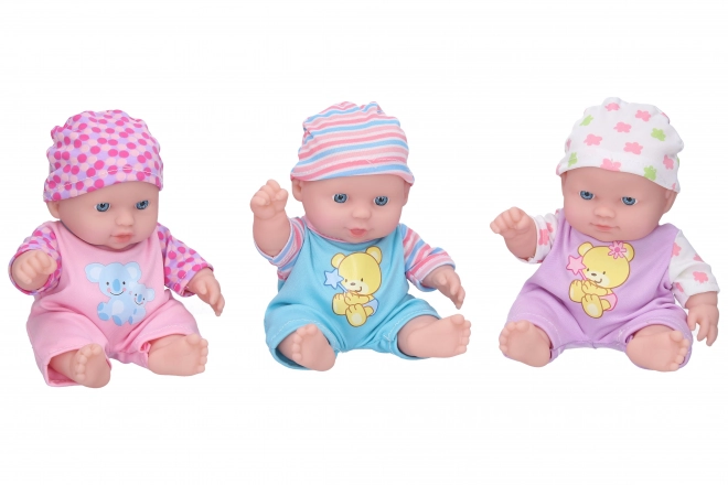 Süßes Baby mit Mütze