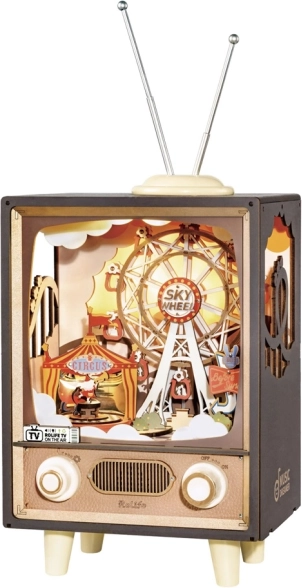 3D Wooden Puzzle Sunset Carnival