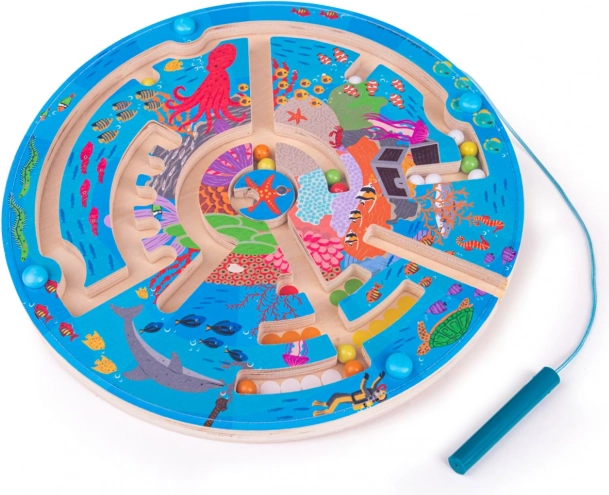 Magnetic Maze Underwater World BIGJIGS TOYS