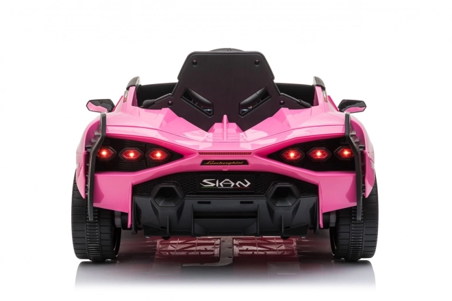 Lamborghini SIAN voiture électrique pour enfants avec télécommande – Růžové