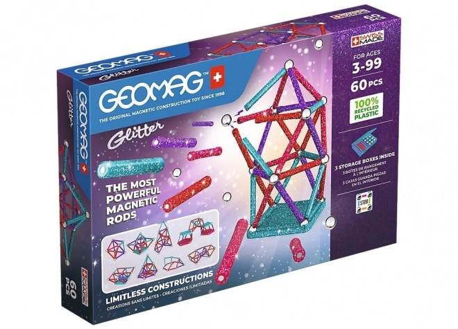 Shimmer Recycled Magnetic Building Set