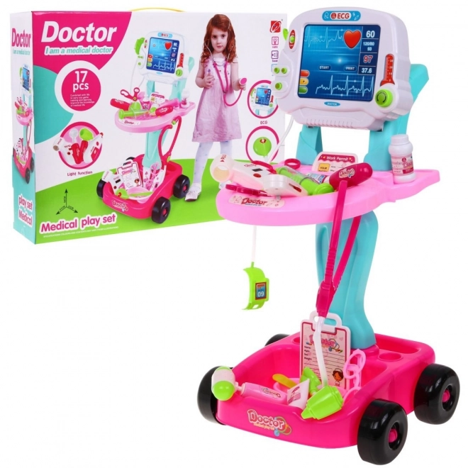 Wagentje Kleine Dokter's Roze