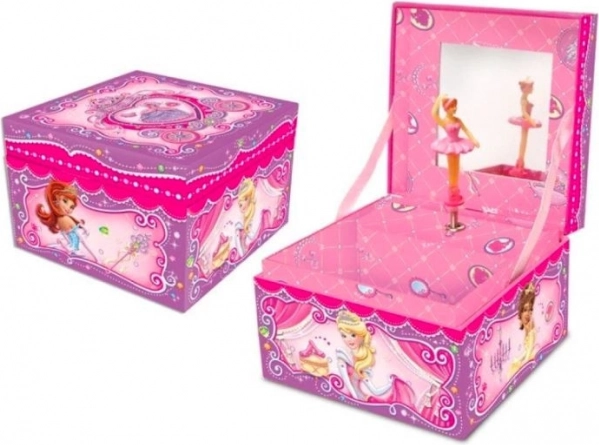 Music Box with Drawer - Princesses
