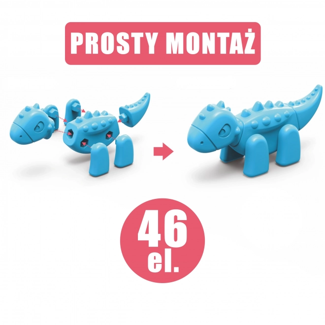 Construction Set Dinosaurs 2-in-1 Board Game