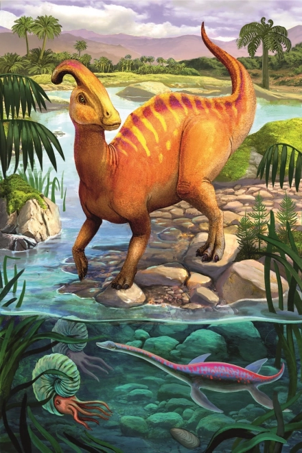 TREFL Puzzel Verbazingwekkende Dinosauriërs: Parasaurolophus 54 stukjes
