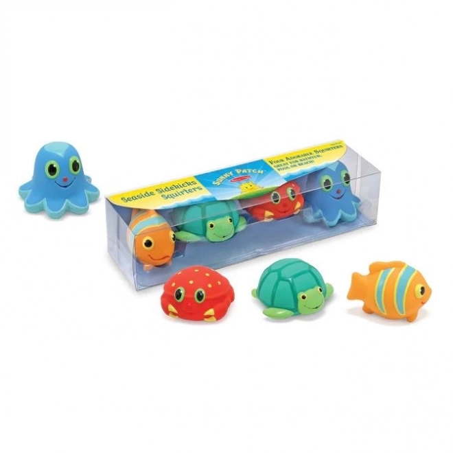 Rubberen badspeeltjes - zeedieren