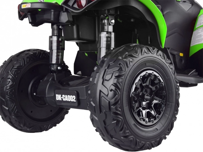 Soft EVA wheels and rear suspension