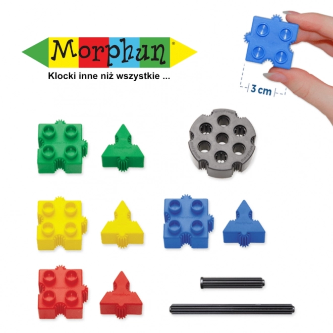 Morphun Constructieve Set 200 stuks - Bouwstenen