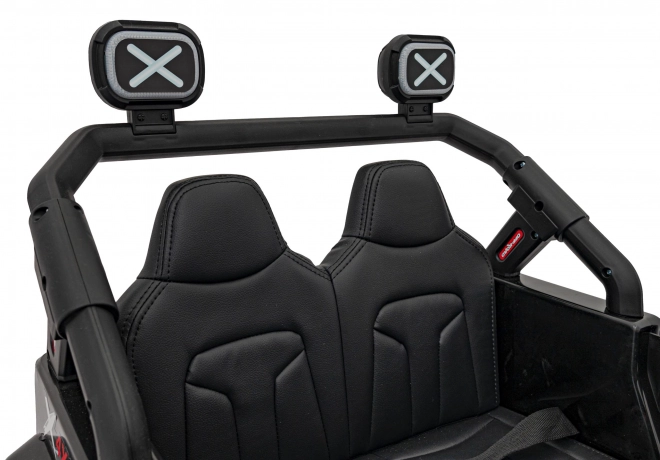 Elektrische kinderauto off-road zwart