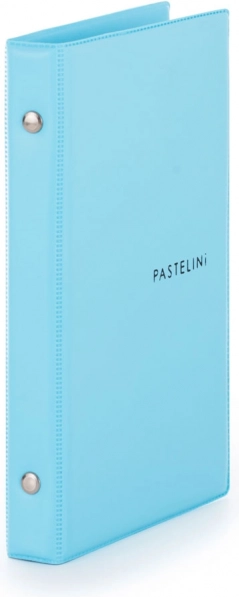 Karis A6 PVC Pastelini bloc-notes bleu