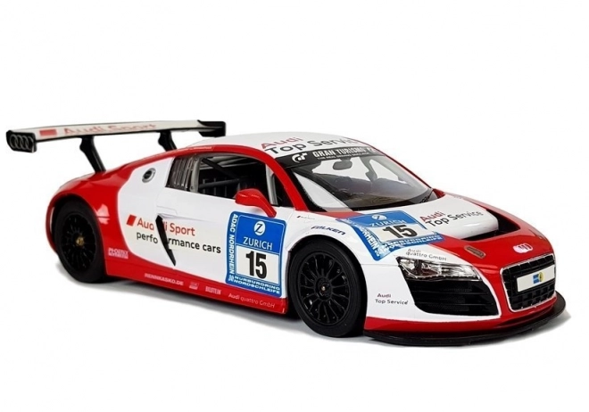 Rastar Audi R8 LMS remote controlled car 1:14 white-red