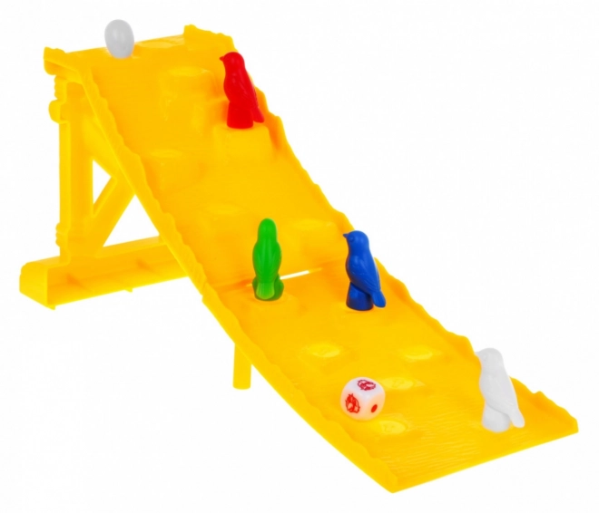 Bordspel "Vallend ei" voor kinderen 3+ Vogeltjesrace + 4 pionnen + dobbelstenen + ei-figuur