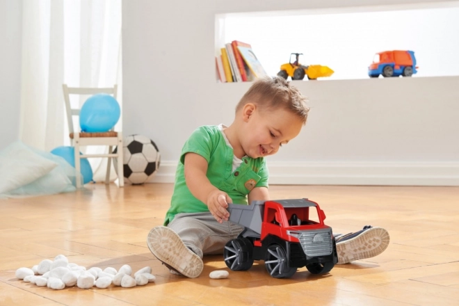 Auto Truxx 2 vrachtwagen kunststof kiepwagen 26cm met figuur 27x15x16cm 24m+