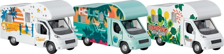 WELLY metalen campervan – speelgoed 1 stuk (kleurenmix)