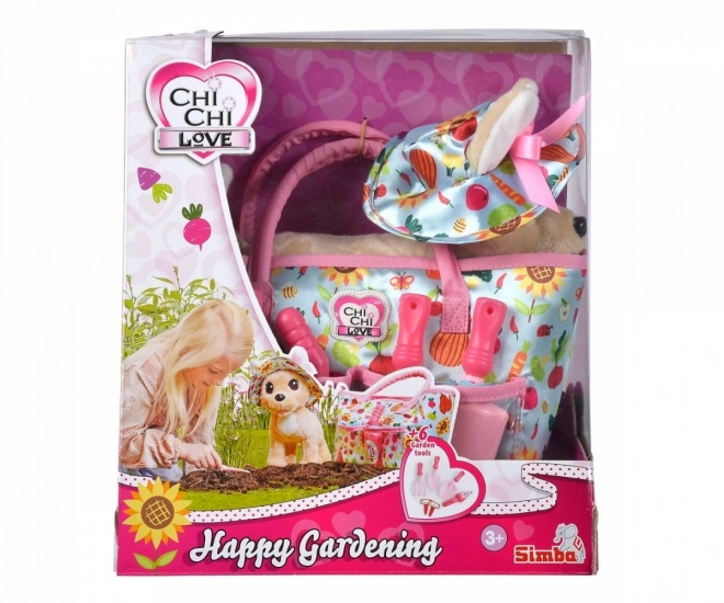 Toy Dog Chi Chi Love Happy Gardener