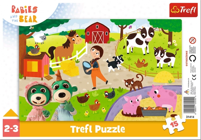 TREFL Puzzel Boerderij 15 stukken