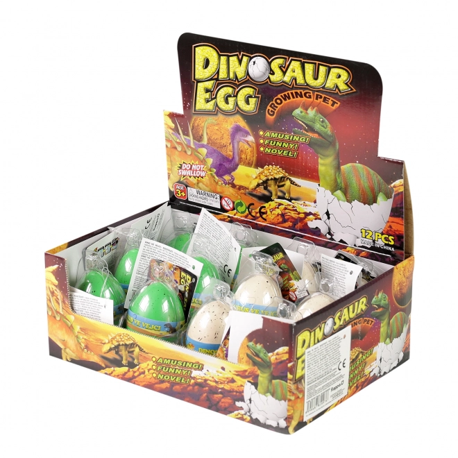 Groeiende dinosaurus in ei