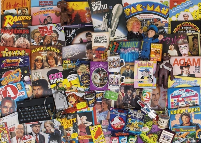 Puzzle Années 80, 1000 pièces GIBSONS