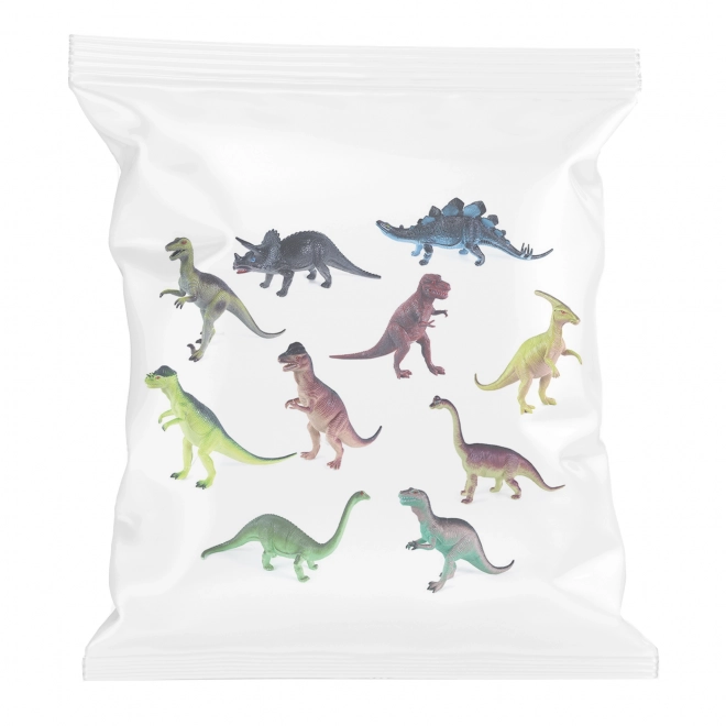 Set van dinosauriërs 25 - 35 cm