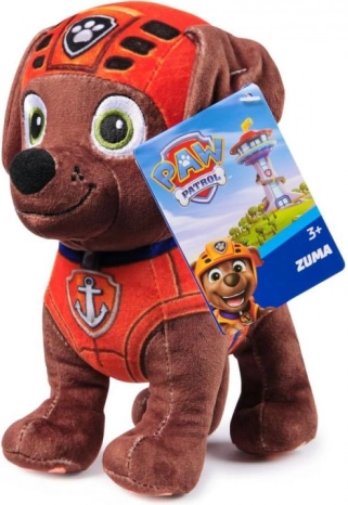 Zuma en peluche de la Pat’ Patrouille 18 cm