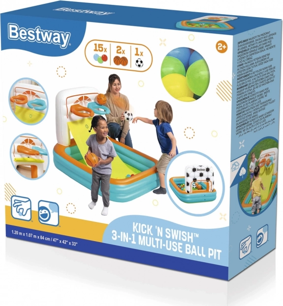 Aufblasbares Spielzentrum Bestway mit Bällen