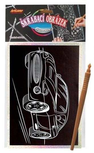 Holografisch Krabbelplaatje Auto
