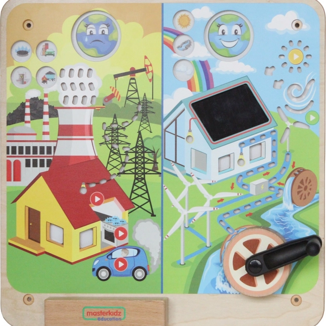 Tableau éducatif Énergies Renouvelables et Non Renouvelables Masterkidz Montessori