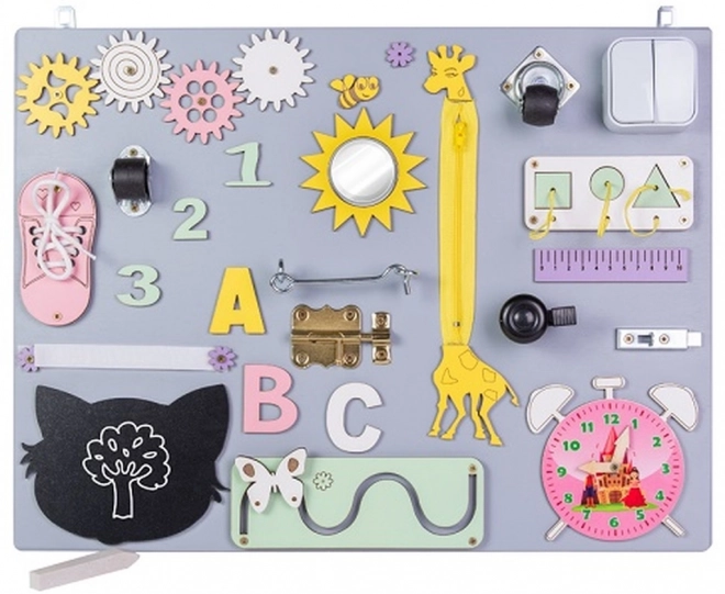 Houten speeltafel grijs