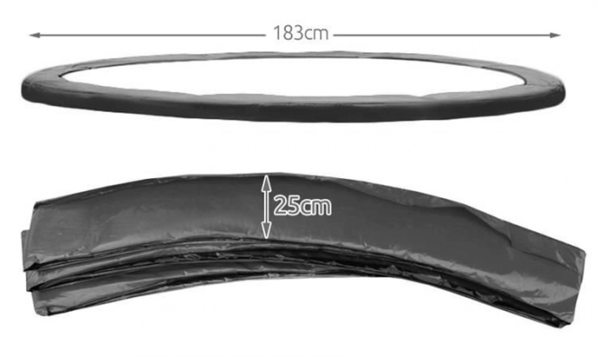 Veerklep voor trampoline 183 cm