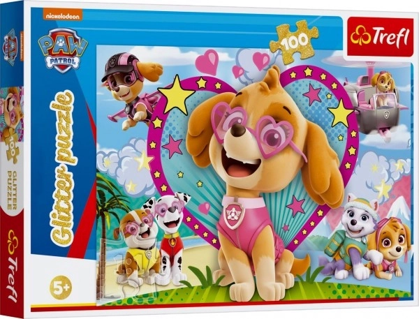 Paw Patrol Glitter Shine with Skye Puzzle