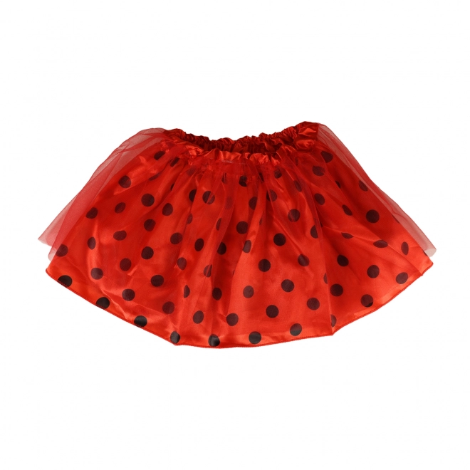 Kindercostuum tutu rok lieveheersbeestje met vleugels