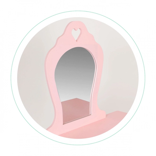 Grande coiffeuse pour enfant avec miroir pour fille