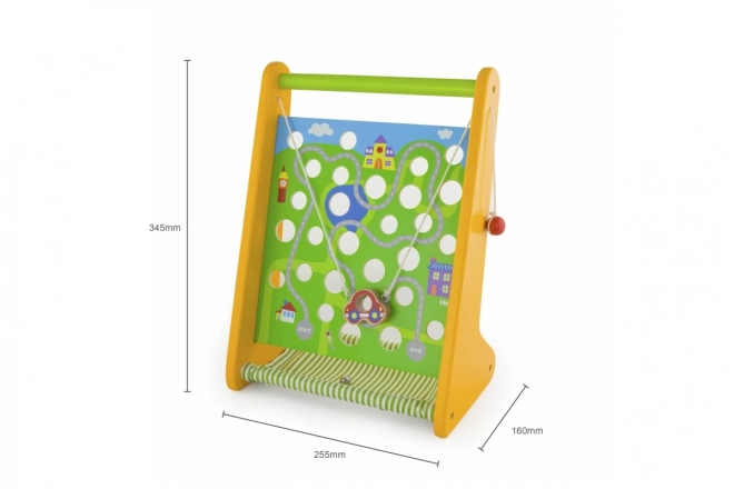 Houten doolhof