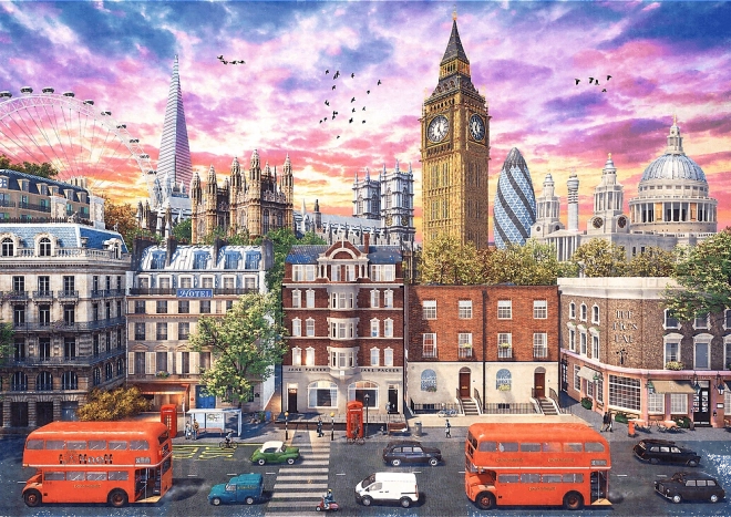 Puzzel 4000 stukjes Wandeling door Londen