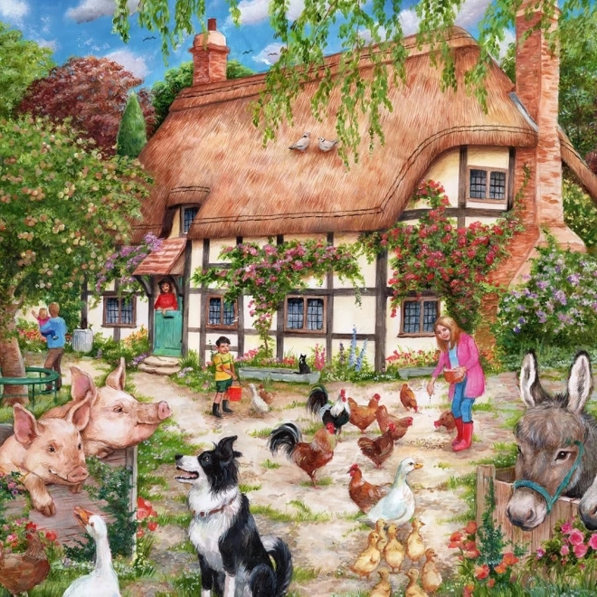 Ravensburger Puzzle Hütte auf dem Land 1000 Teile