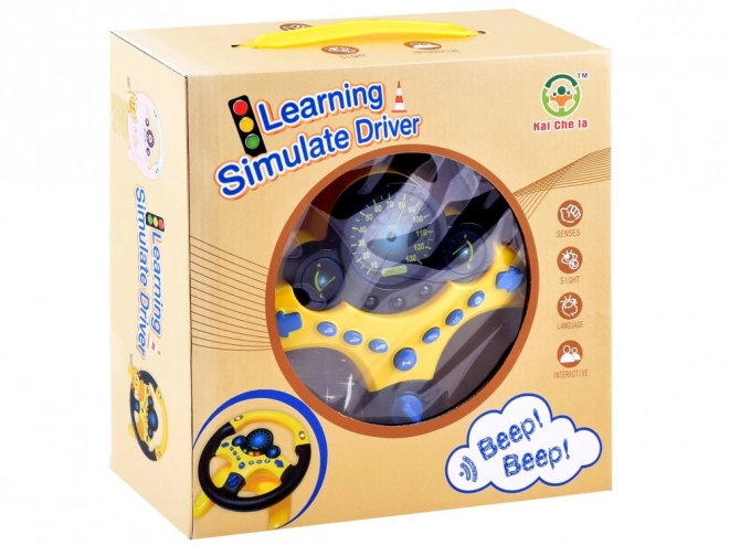 Interactief stuurwiel met functies