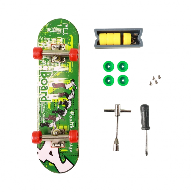 Skatepark - helling voor skateboard/fingerboard geschroefd