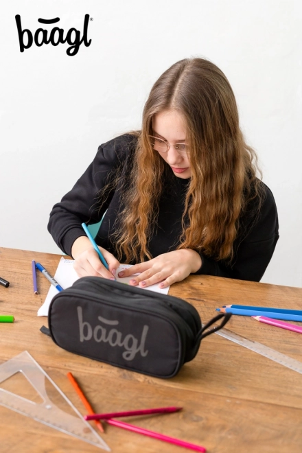 Student Pencil Case Baagl Black