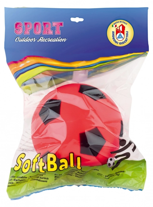 Androni Zachte bal - diameter 19,4 cm, rood