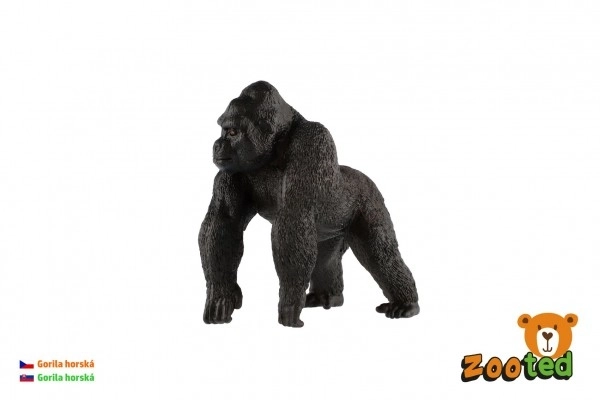 Gorilla berg zooted plastic 11cm in zak