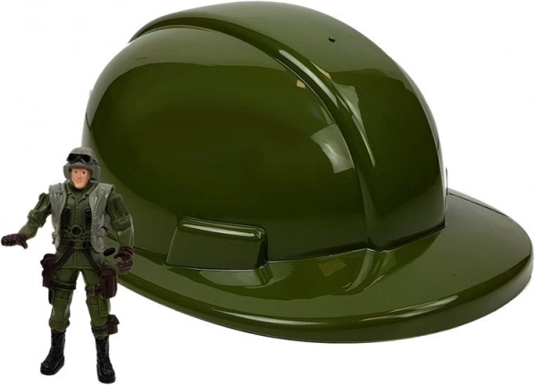 Helm en soldatenfiguur voor een echte beleving
