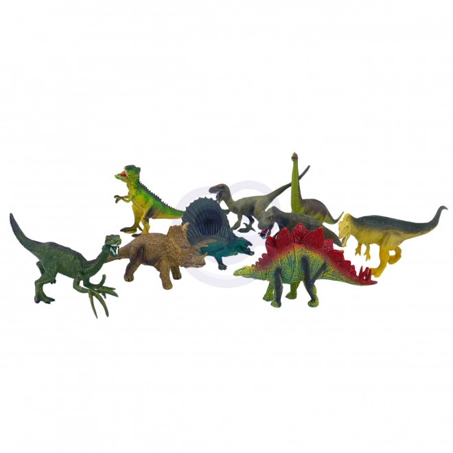 Dinosaur Figures Set with Mat and Carry Case