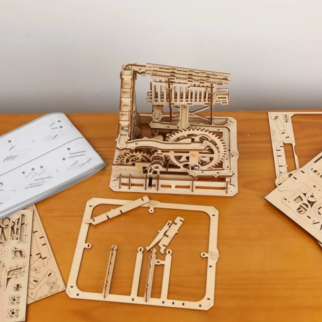 Valluiken Marmer Squad - Knikkerenbaan - 3D houten bouwpakket