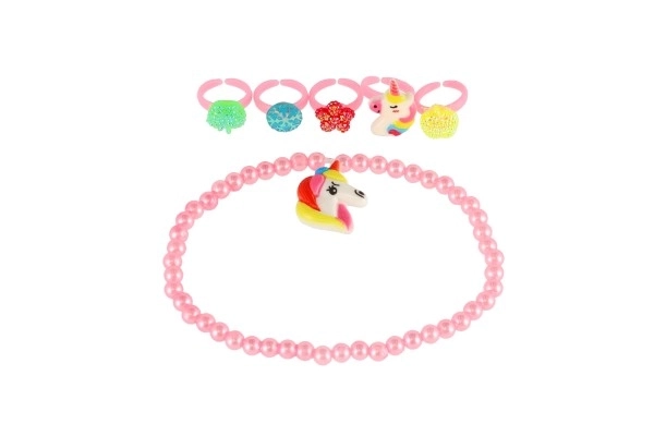 Schoonheidset met ringen en armbanden voor kinderen