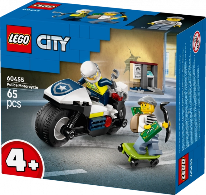 Lego City Politie: Achtervolging op de motor