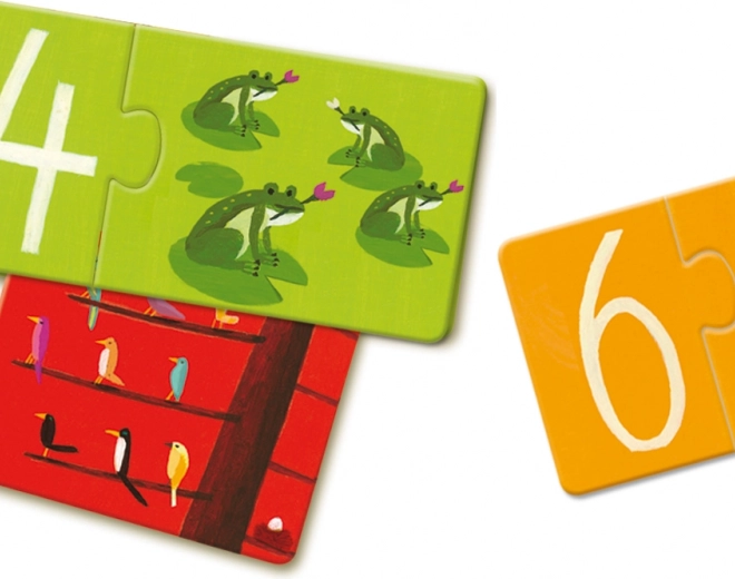 Duo Puzzle Zahlen DJECO
