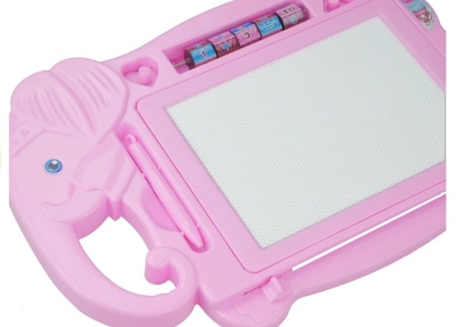 Magneetbord Olifant Stempel Roze