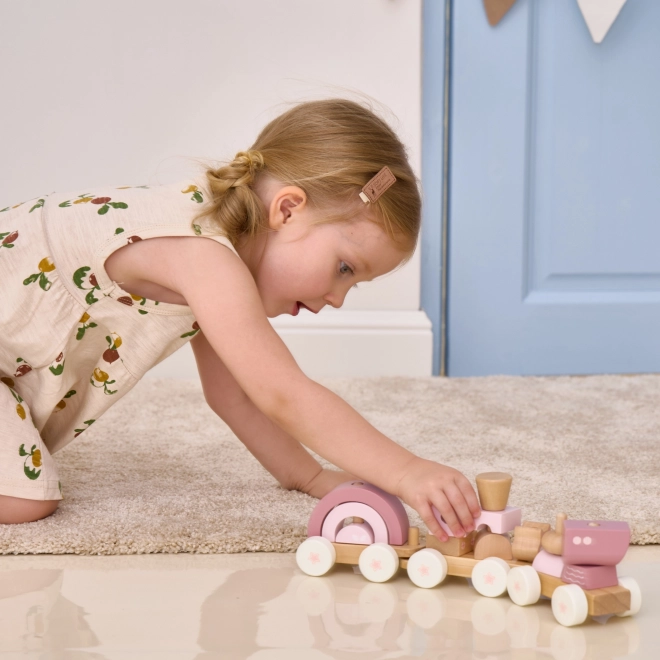 Viga Puzzle Train Set with Blocks