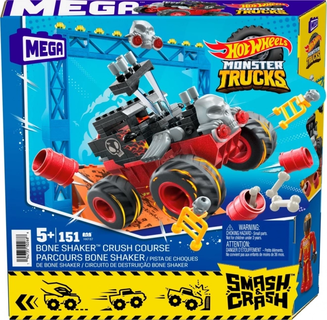 Hot Wheels Monster Truck Construction Set 151pcs Car + Ramp