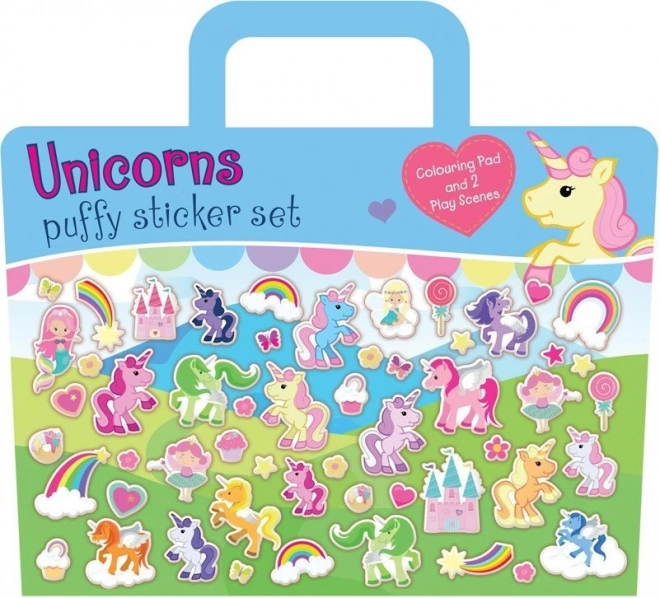 Stickers met eenhoornontwerp